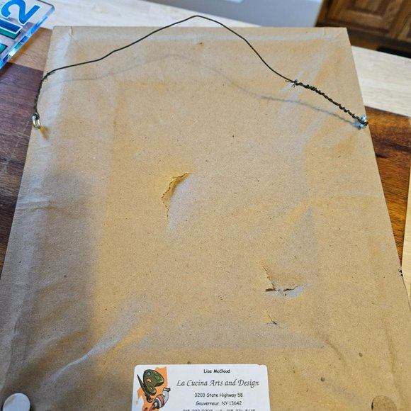 WINTER SCENE OIL PAINTING SIGNED BY ARTIST - Picture 8 of 8